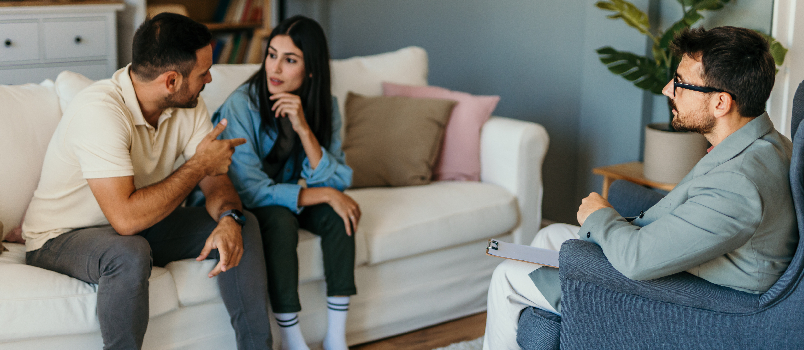 couple having counselling session 