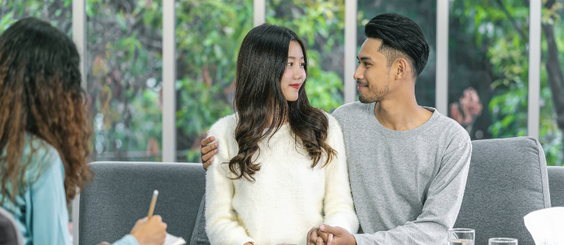 couple having counselling session 