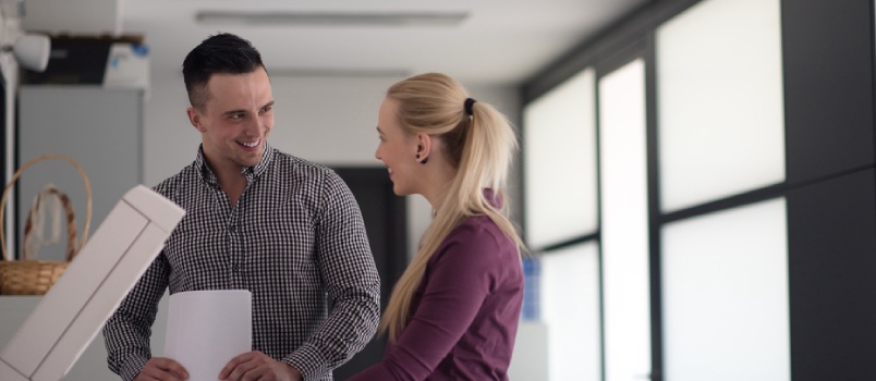 Avoid displaying any physical affection in front of coworkers